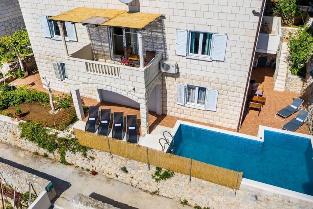 Wave N' Sea Apartment With A Private Pool Dubrownik Zewnętrze zdjęcie